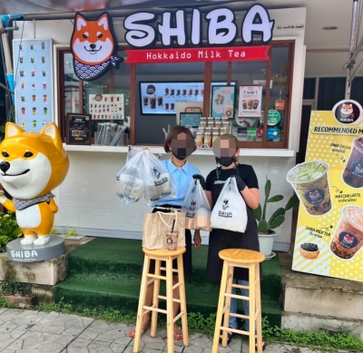 เซ้งด่วน ร้านชานมไข่มุก สาขาเทพรักษ์ เส้นตัดใหม่ Shiba Hokkaido Milk Tea