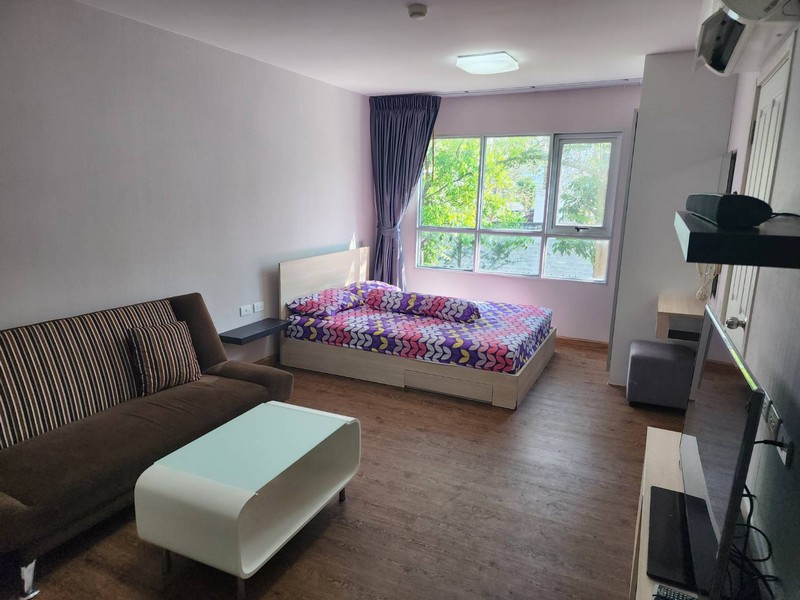 Aspire Sathorn – Taksin Brick Zoneน สตูดิโอ ชั้น2 มีเครื่องซักผ้า 28.24 ตร.ม. ให้เช่า คอนโด
