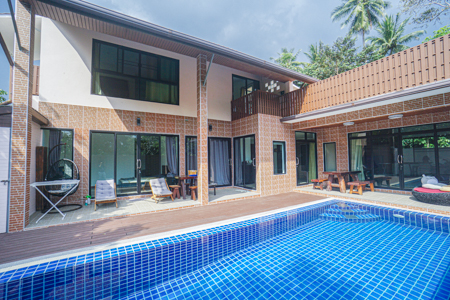 Pool villa house for sale Location Lipa Noi Koh Samui